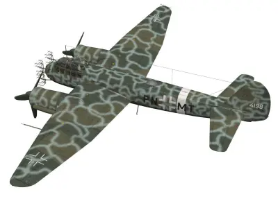 Junkers Ju 88 A-6 3D model