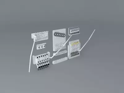 Guitar bridges Free 3D model