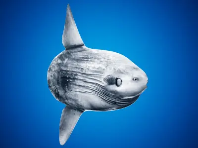 Ocean Sunfish Pack - UE4 Low-poly 3D model