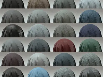 24 Fabric Materials - Part 1 Texture