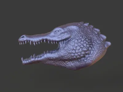 HEAD-R9 high poly sculpt 3D model