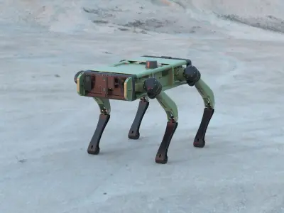 Army Robot-Dog 3D model