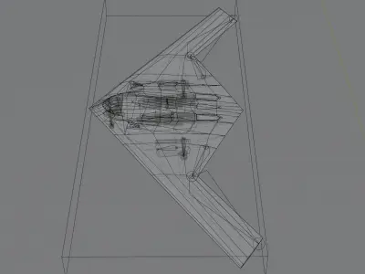 Northrop Grumman B-21 Raider Low-poly 3D model