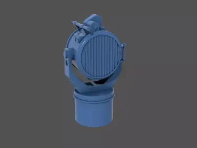 Yamato Search light 60cm - Commercial license - 1-100 scale 3D print model