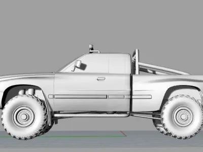 2004 Dodge Ram 2500 Free 3D print model