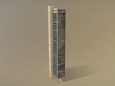Bogota Seguros Tequendama Low-poly 3D model