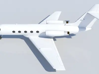 Grumman G1159 GII Static Low-poly 3D model