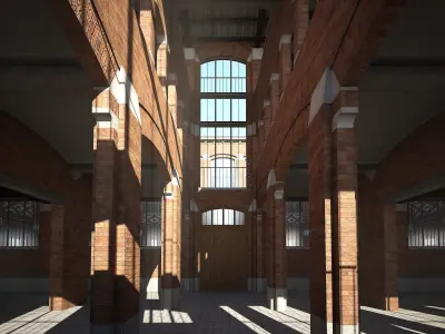 Old Factory 3D model
