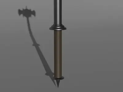KINGS MACE Free low-poly 3D model