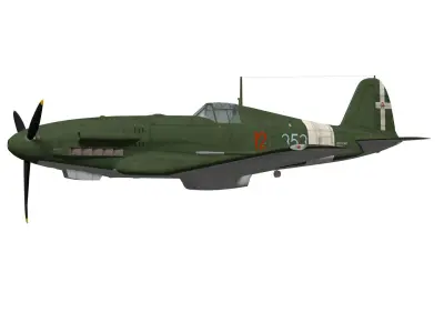 Fiat G55 Centauro  Serie0 3D model
