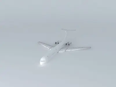 Template  Illyushin Free 3D model