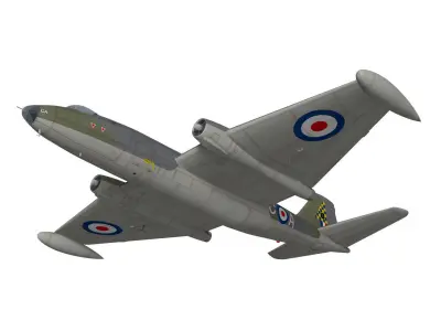 English Electric Canberra B6 3D model