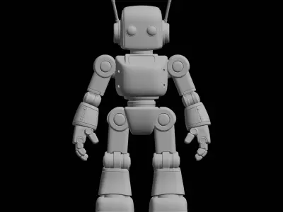 Robot Model 3D Print Model Robot Figure 3D print model