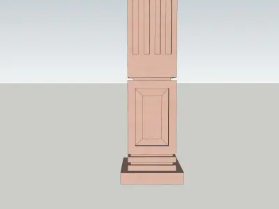 indian jodhpuri stone piller Low-poly 3D model