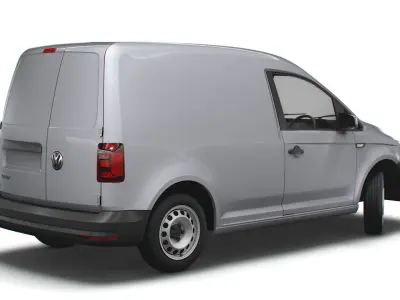 Volkswagen Caddy UK-spec Startline 2020 3D model