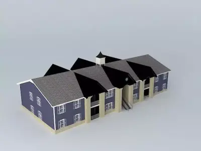 Colonial Village Apartments Free 3D model