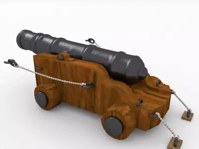 vessel cannon 3D model