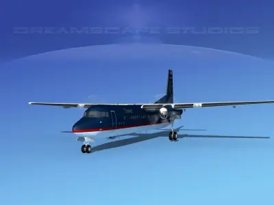 Fokker F-60 Freedom Air 3D model