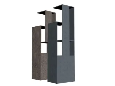 Minimalistic shelves Free 3D model