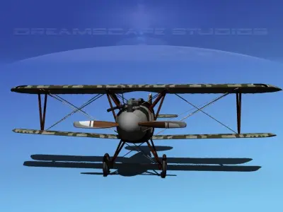 Albatross DIII Fighter 3D model