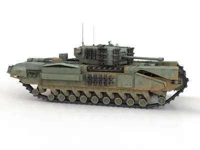 Churchill MK IV - T67201R 3D model