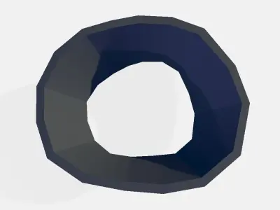 Right Leg Military Band Wrap Low-poly 3D model