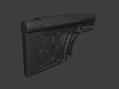 LUTH-AR MBA-1 Buttstock 3D model