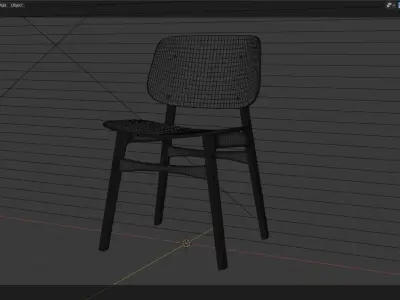 Wooden Chair  Free 3D model purchase