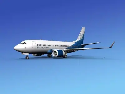 Boeing 737-700ER Air Transat 3D model