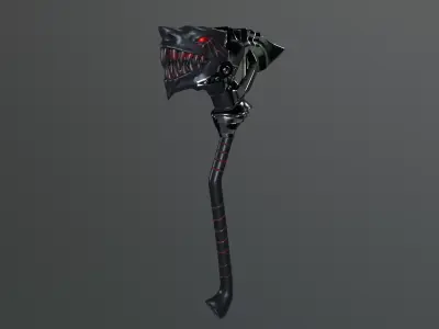 Dino Hammer Low-poly 3D model