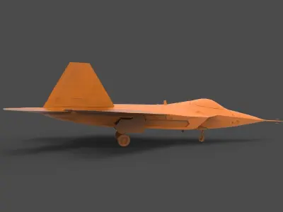 F-22 Raptor 3D print model