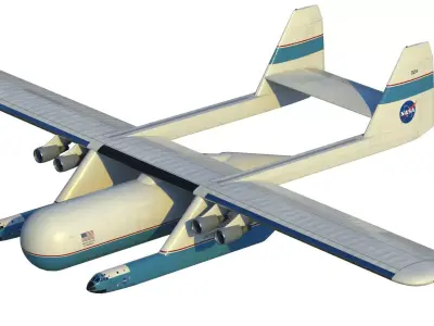 Conroy Virtus large transport aircraft 3D model