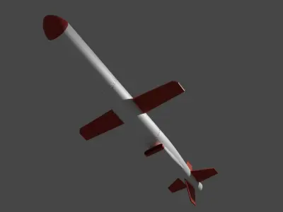 BGM-109 Tomahawk cruise missile 3D model