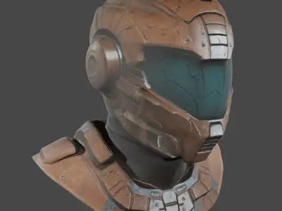 Mechanical wreckage 3D model