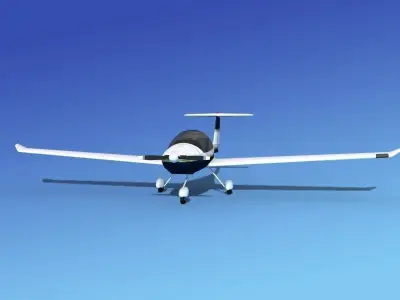 Daimond DA-20 Katana V06 3D model