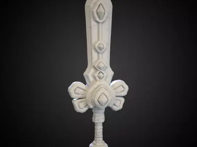 Stylized Sword 27 3D model