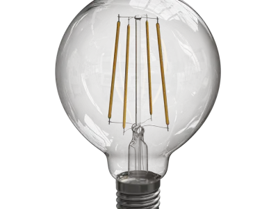  Clear Globe Vintage Light Bulb Model 