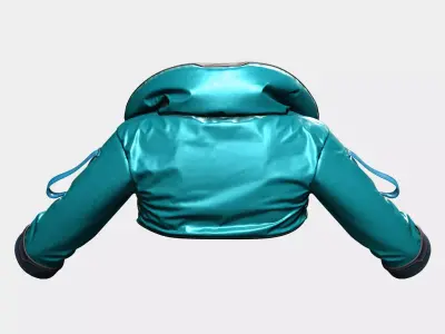 Space Explorer Jacket - Real-Time Character Outfit Low-poly 3D model