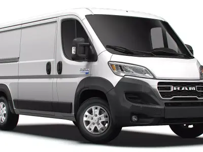 Ram ProMaster EV Cargo Van L2H1 2024 3D model