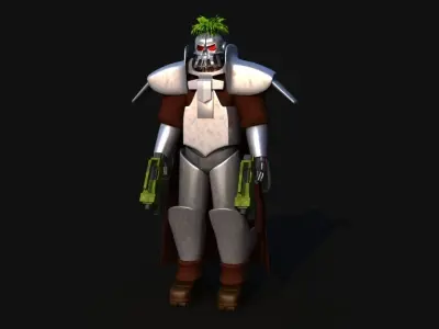 Futuristic Soldier version 2 3D model