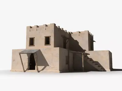 Arab x33 Low-poly 3D model