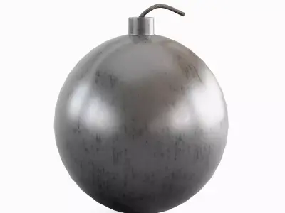 Bomb Set Low-poly 3D model