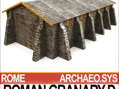Roman Granary D 3D model