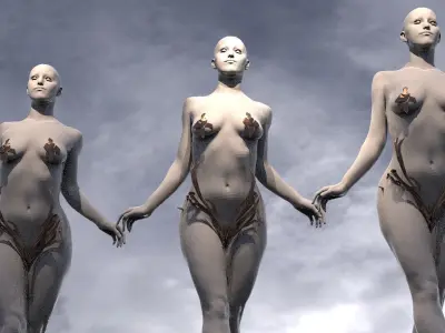Eve Model Sculpture 2 3D model
