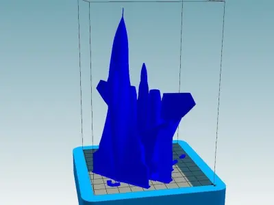 Su-27 Flanker 3D print model