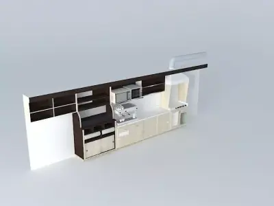 Kit kitchen Free 3D model