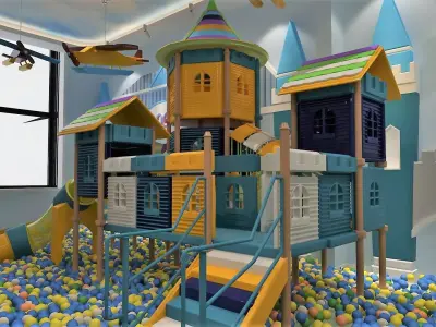Playroom with Playground 3D model