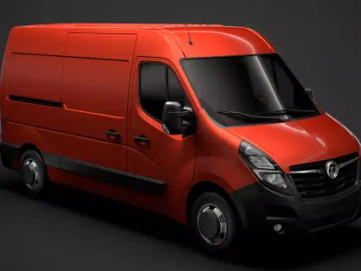 Vauxhall Movano L2H2 Van 2020 3D model