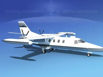 Dreamscape AF-46 Turbo Star Executive V11 3D model