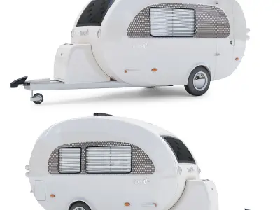 The nuCamp Barefoot Caravan 3D model